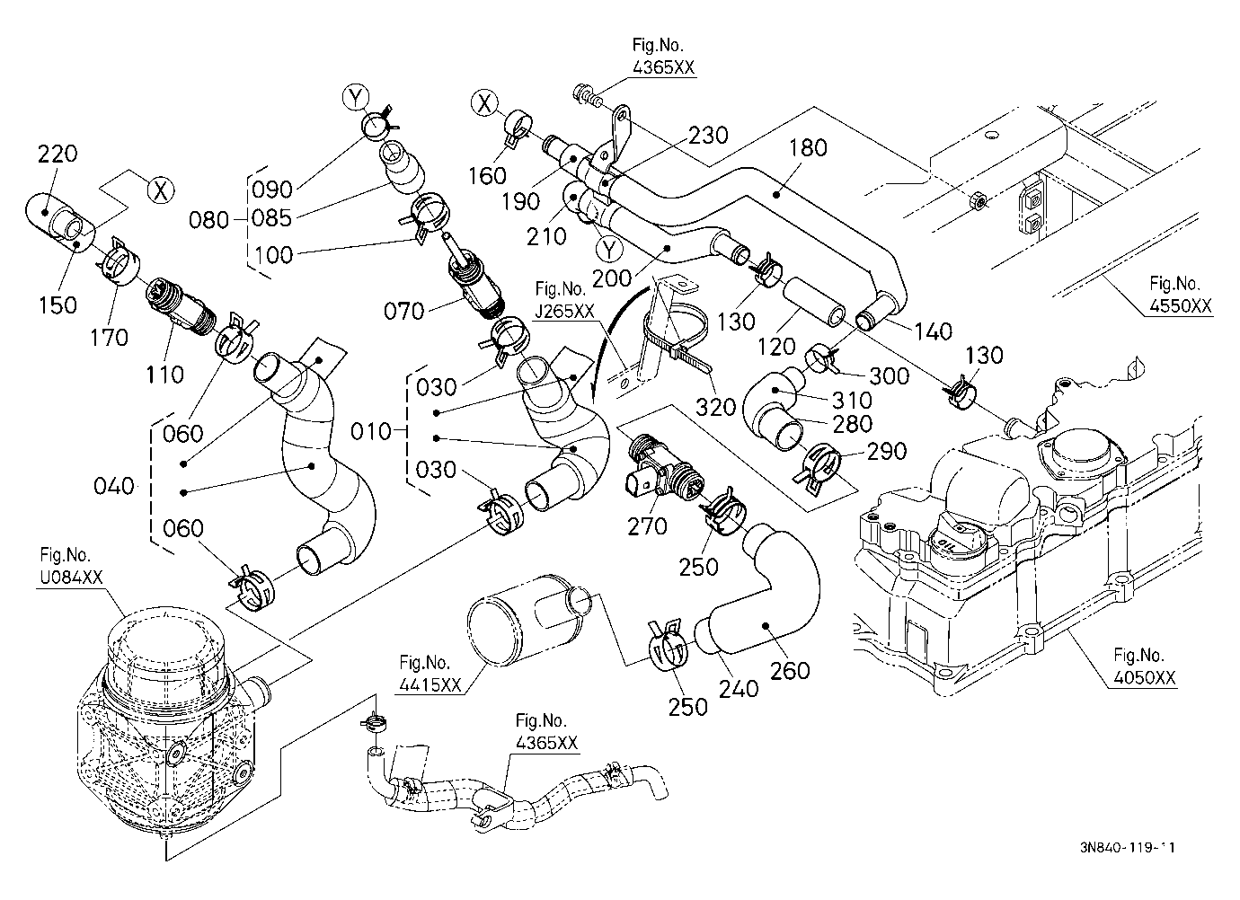 Heater Kit (Heater/Pipe) (W/G No.M3143) [Option]
