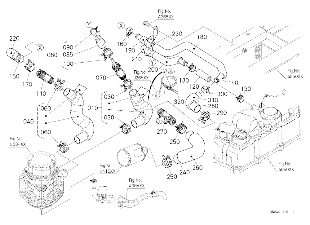 Heater Kit (Heater/Pipe) (W/G No.M3143) [Option]
