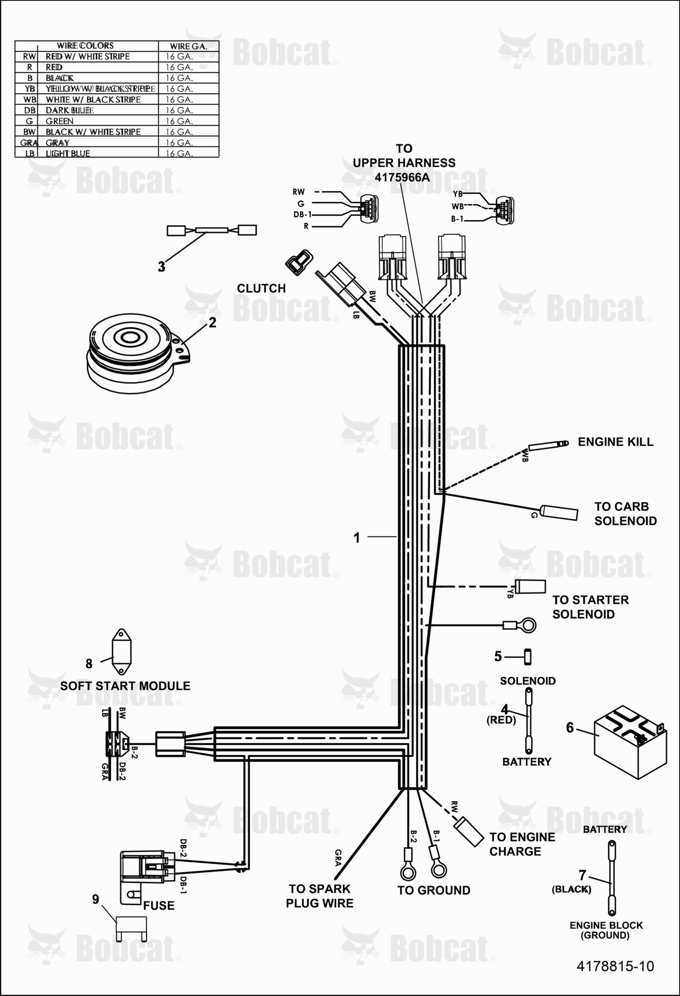 NON-EFI Lower Wire Harness
