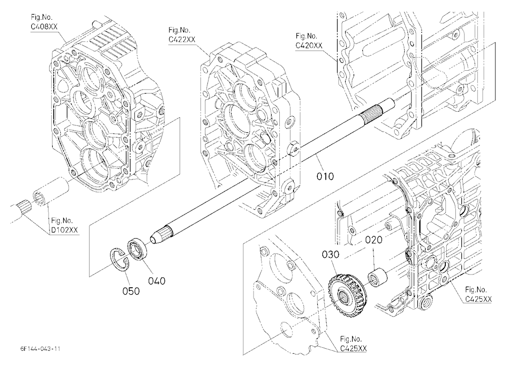 Front Wheel Propeller Shaft