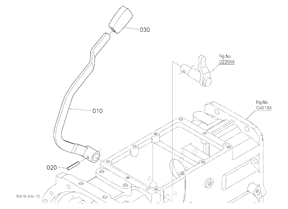Pto Gear Shift Lever