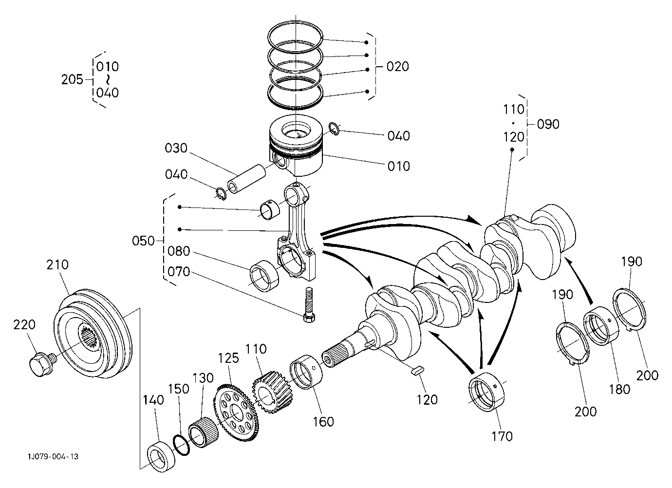 Piston And Crankshaft