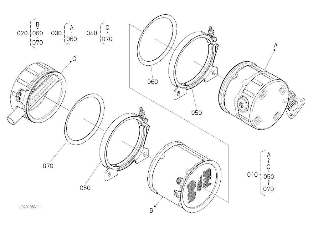 Diesel Particulate Filter Muffler [Component Parts