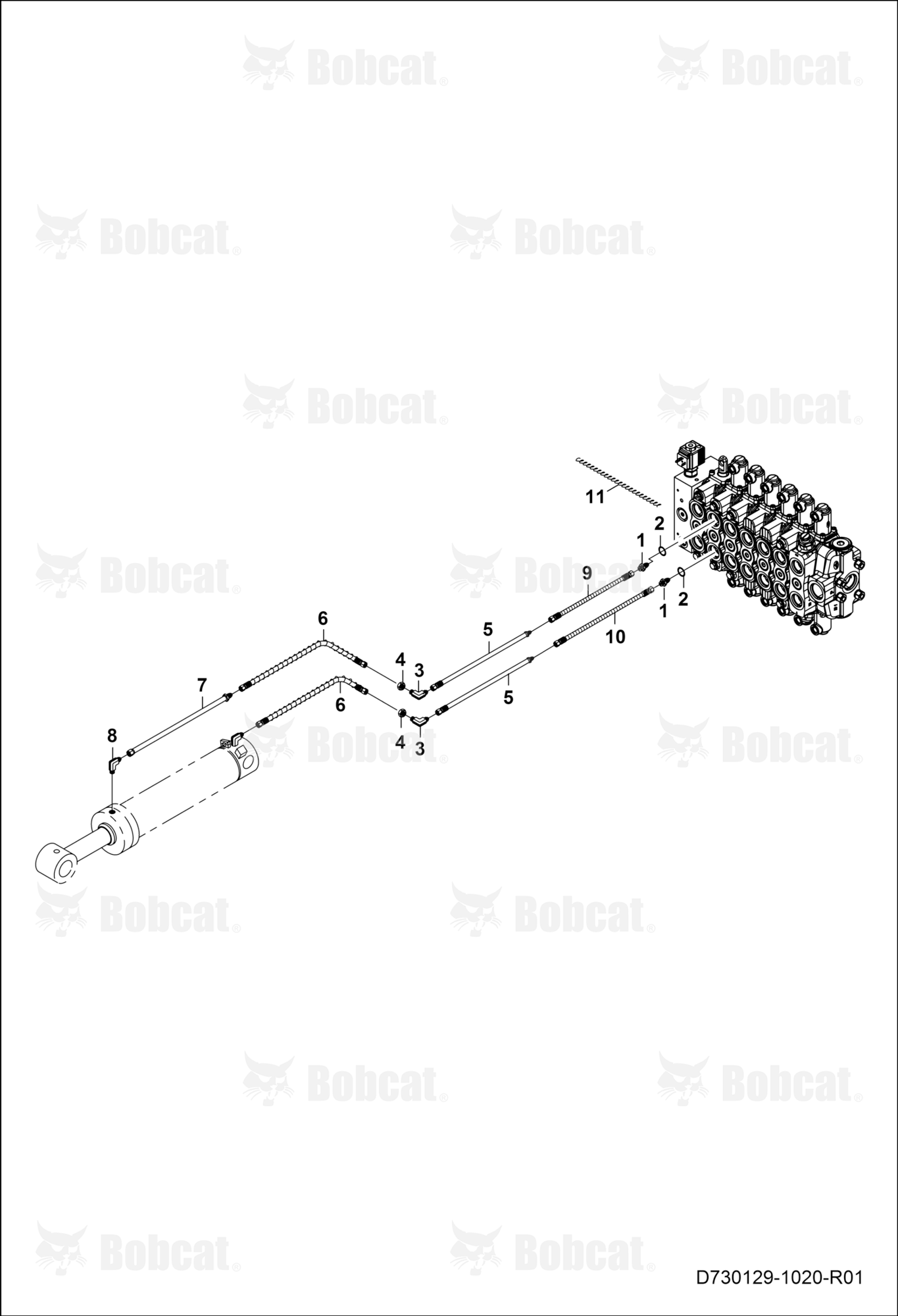 Bucket Cylinder CIRCUIT-CM