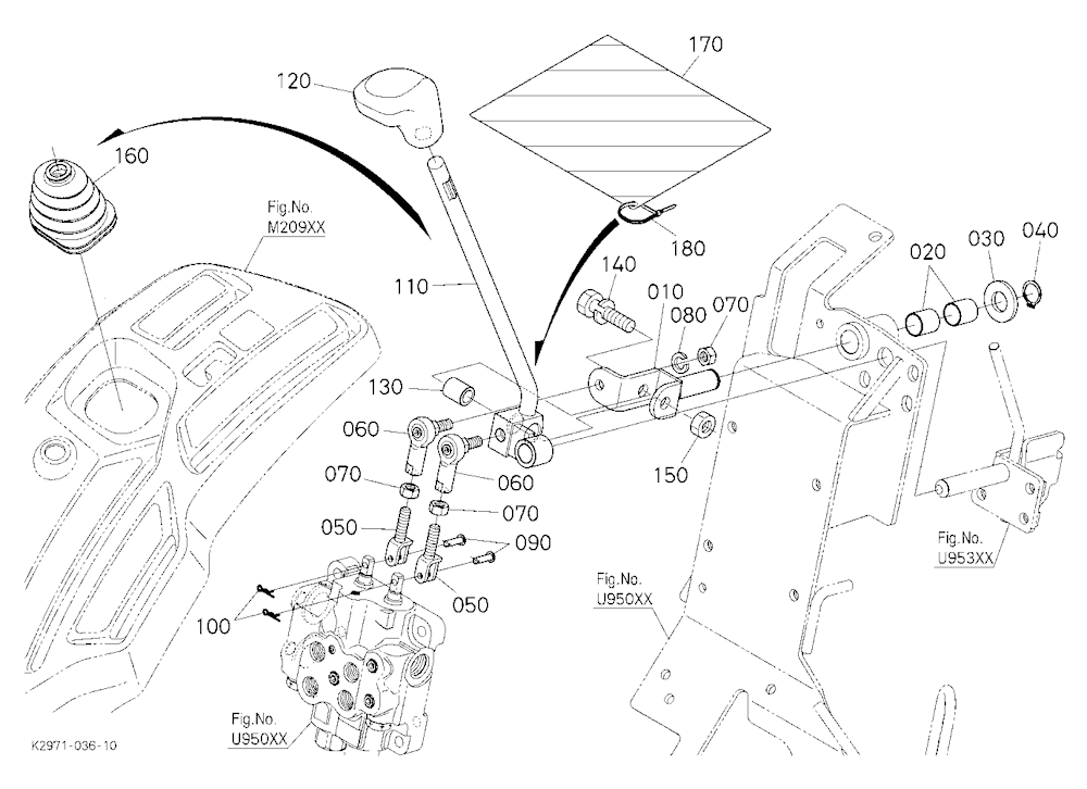 Front Control Valve Kit (Control Lever) [Option]