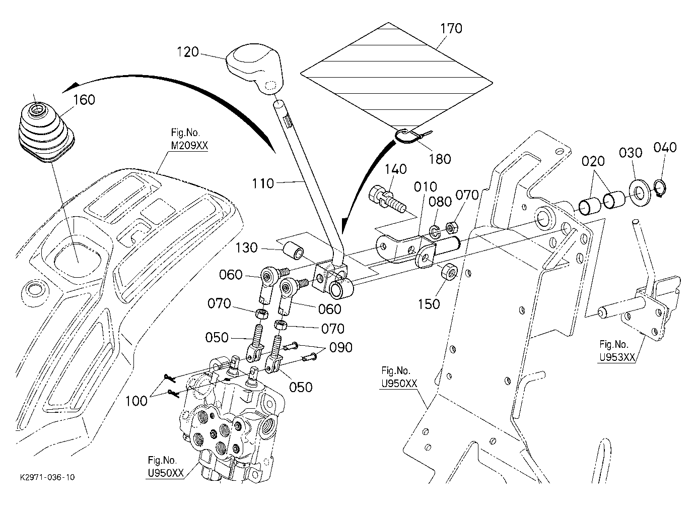 Front Control Valve Kit (Control Lever) [Option]