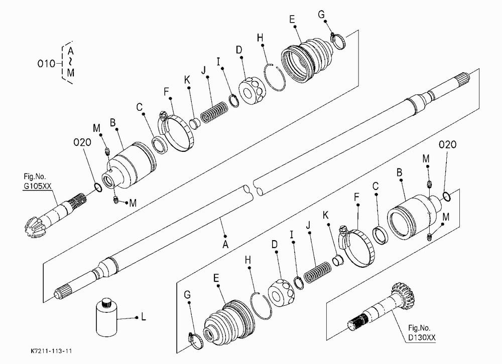 FRONT PROPELLER SHAFT [OPTION]