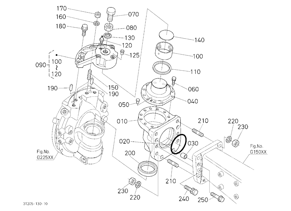 Bevel Gear Case Rh
