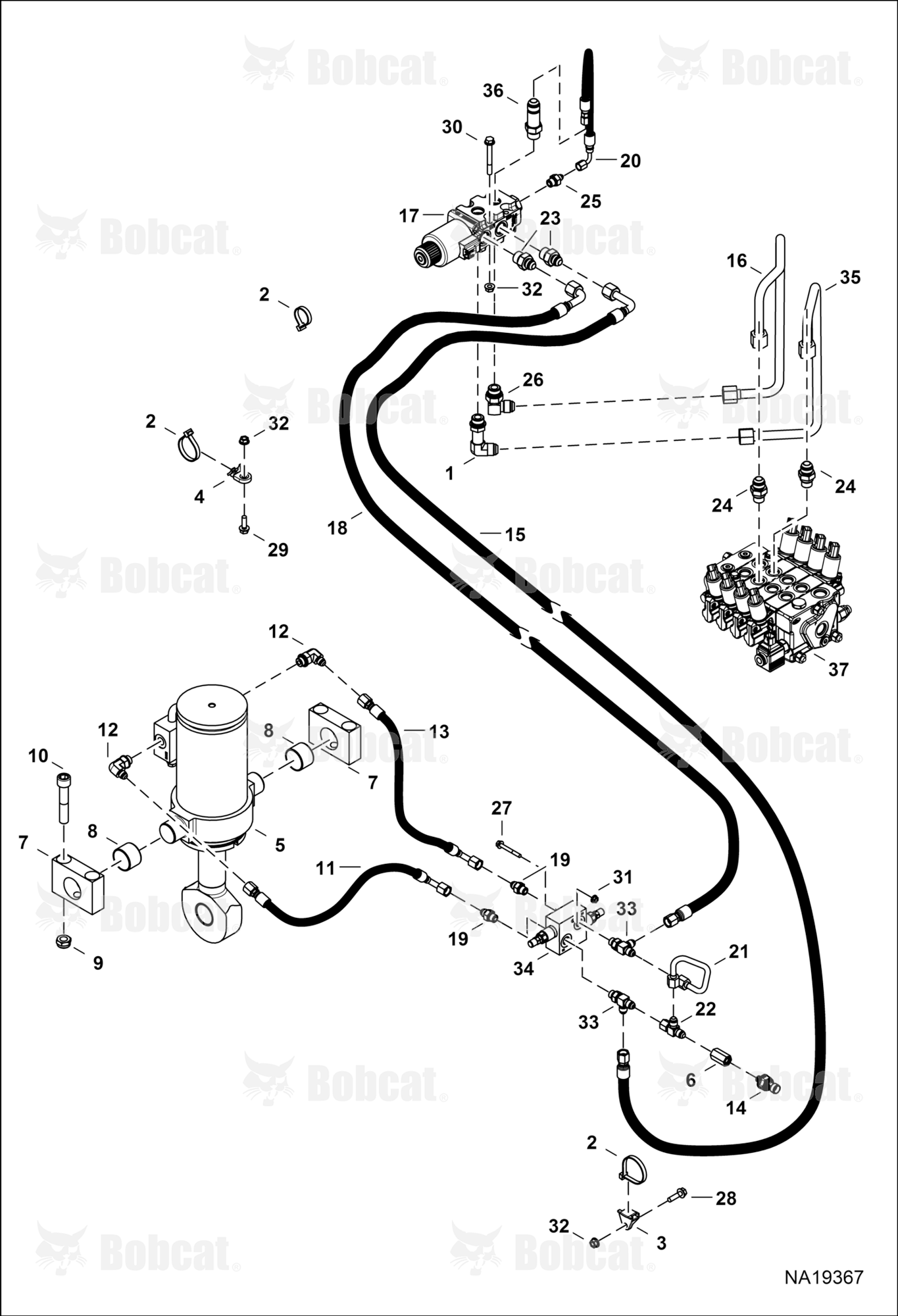 Hydraulic Circuitry (Frame Leveling)