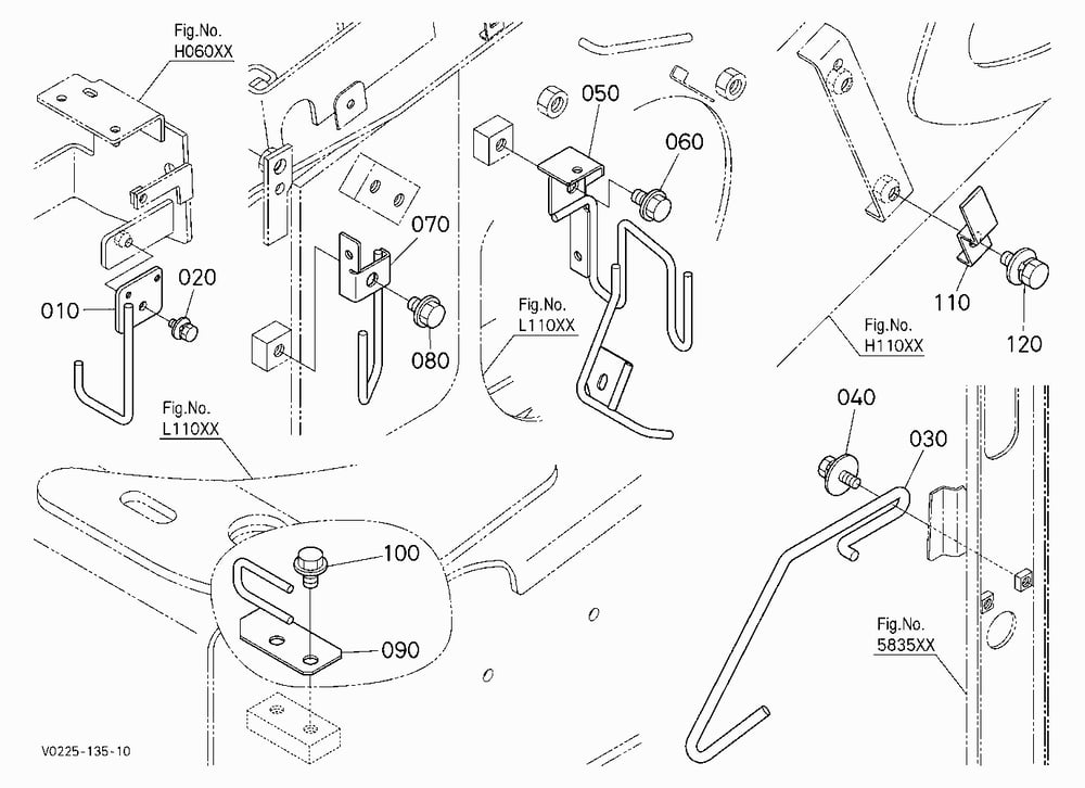 HOSE GUIDE [HYDRAULIC HITCH] [SHOCKLESS RIDE]