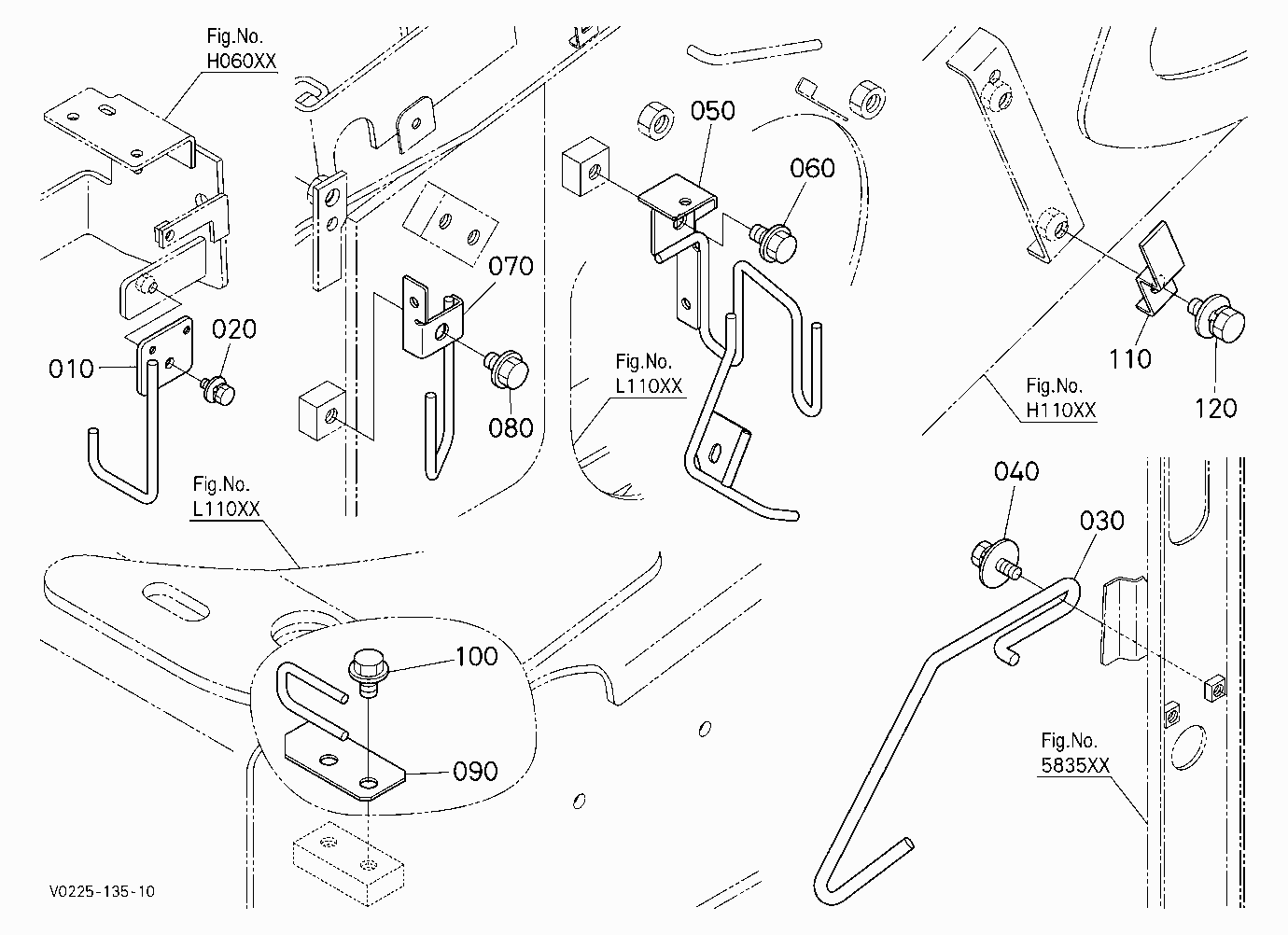 HOSE GUIDE [HYDRAULIC HITCH] [SHOCKLESS RIDE]
