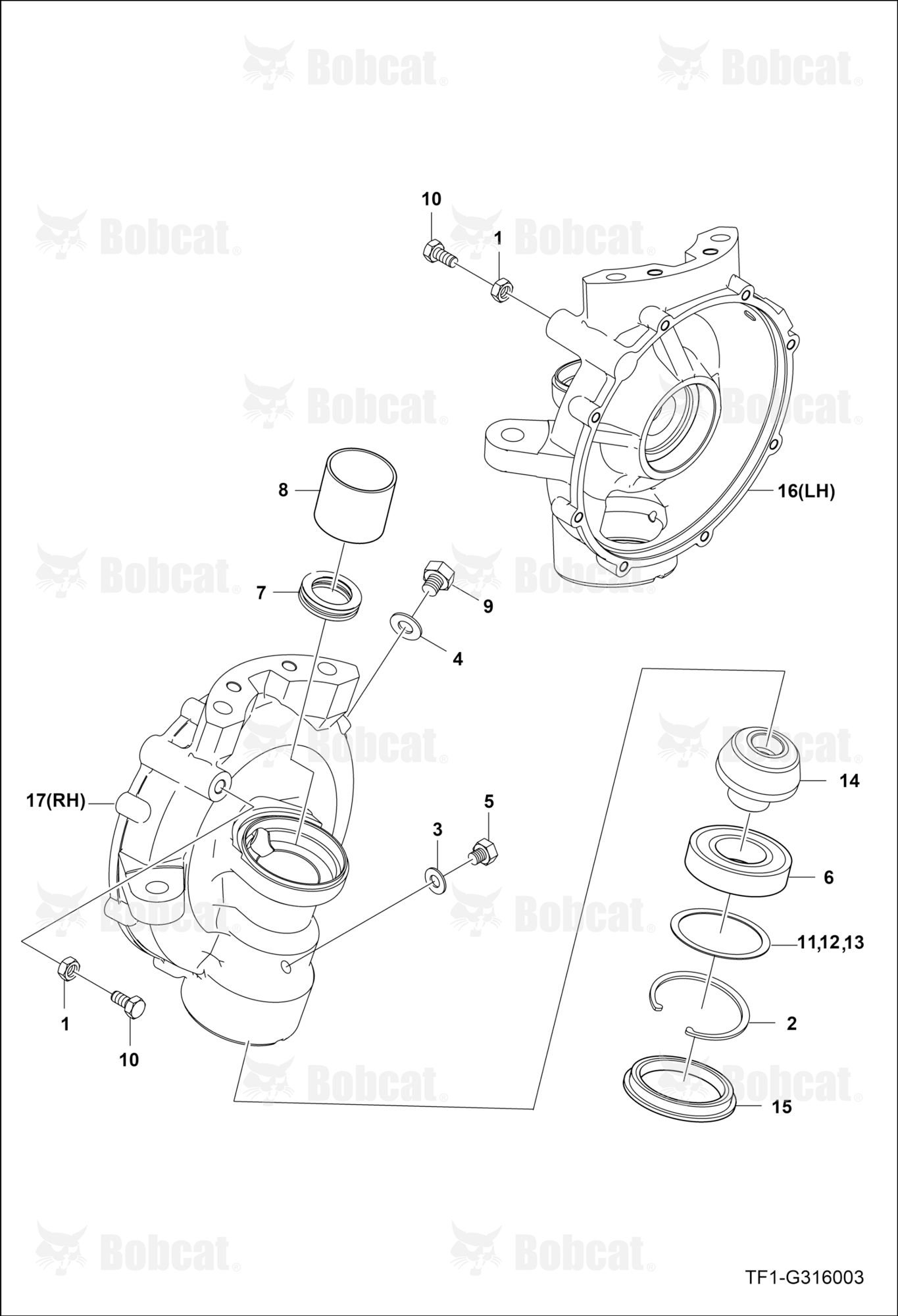 Front Axle Case Group