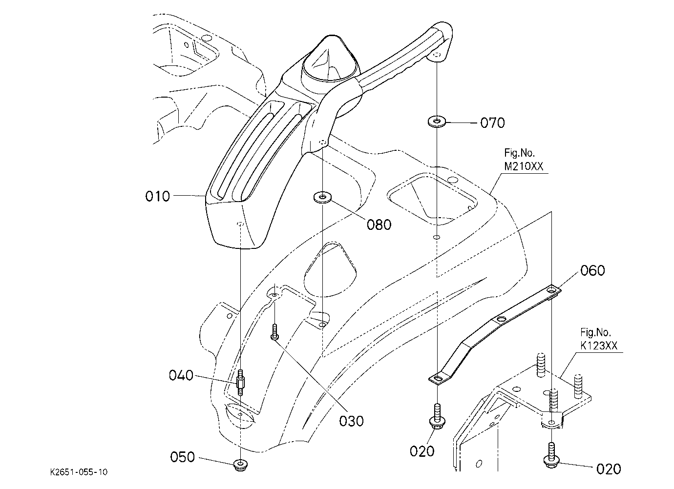 Lever Guide Lh