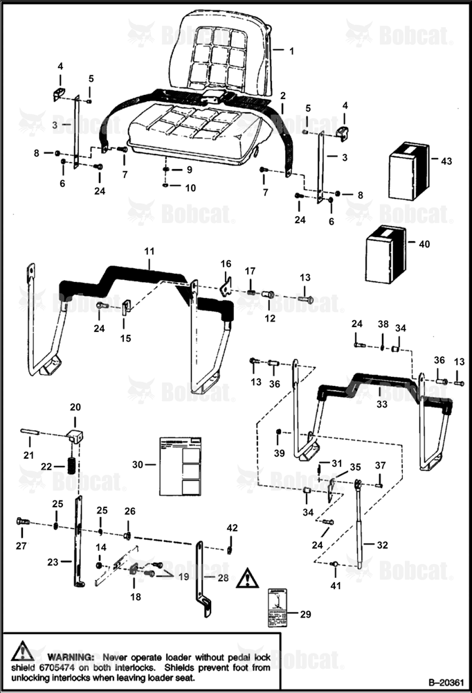 Seat & Seat Bar