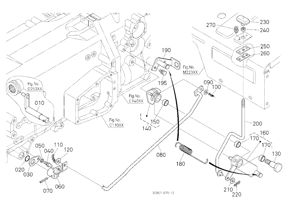 Front Wheel Drive Lever