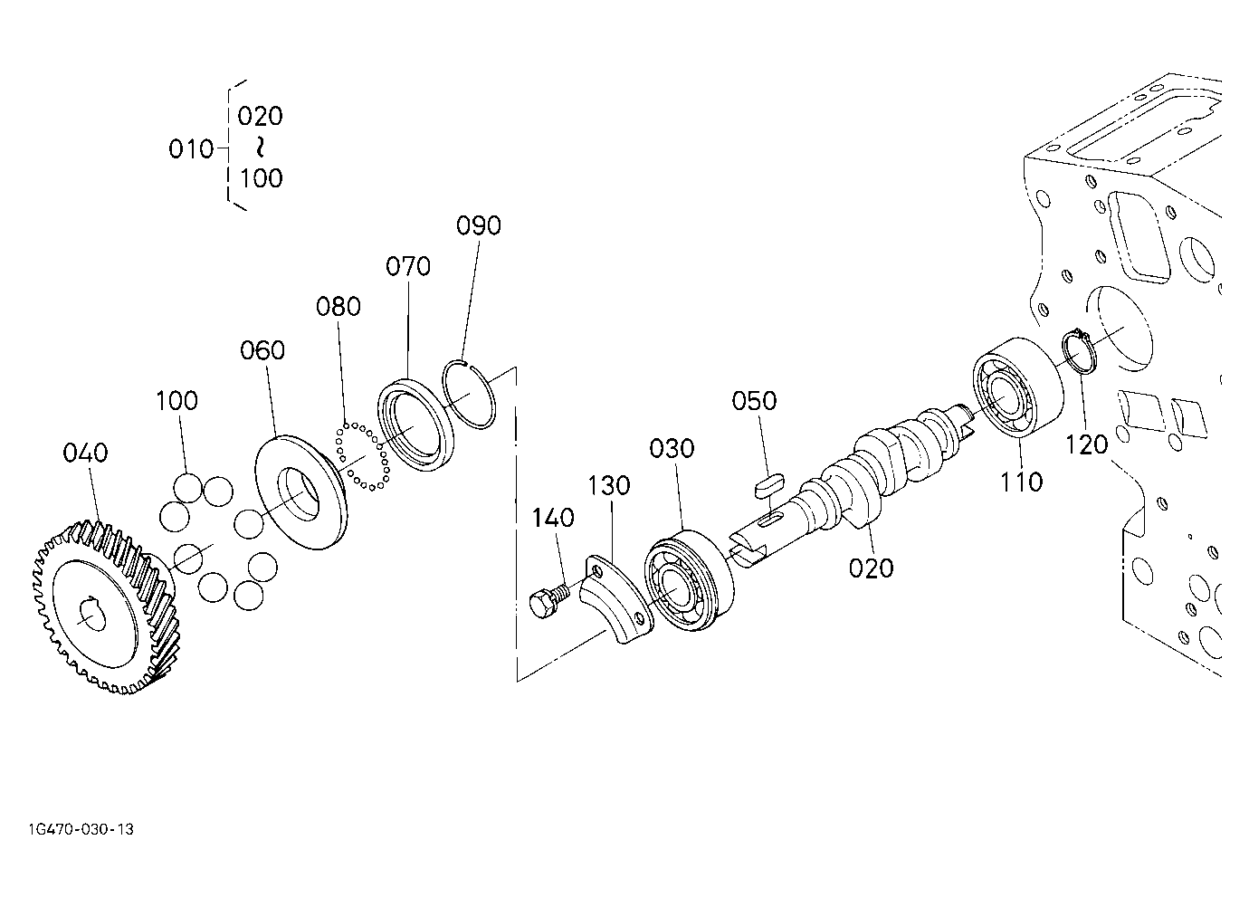 Fuel Camshaft And Governor Shaft