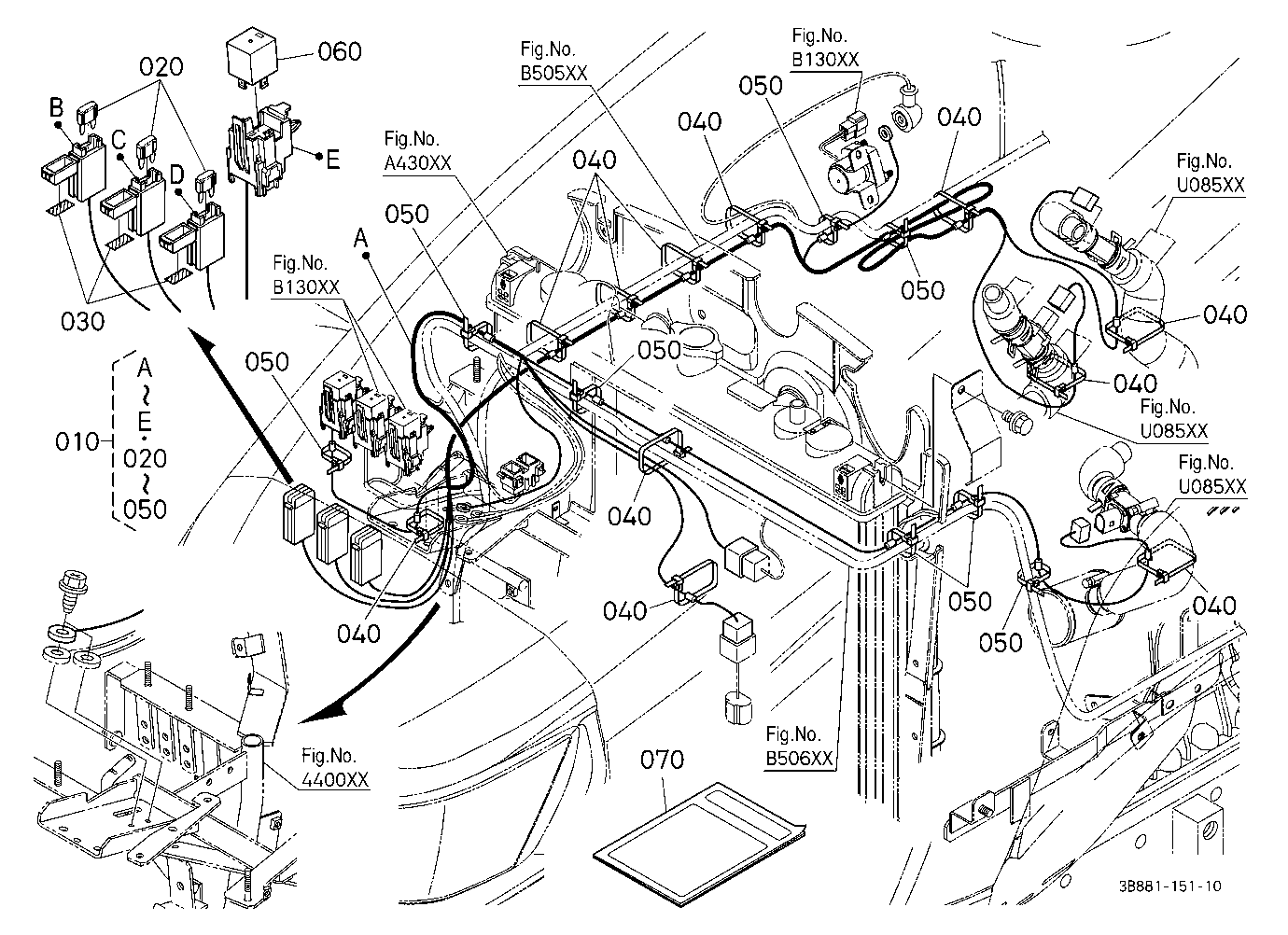 Heater Kit (Ccv Heater Harness) (W/G No.M3170) [Op