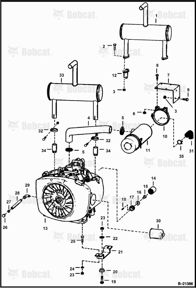Engine & Attaching Parts
