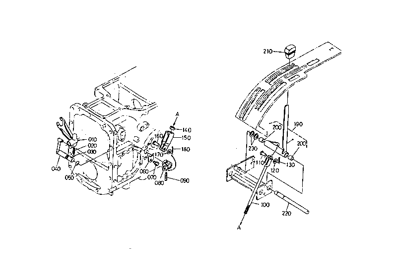 Ground Pto Shift Lever