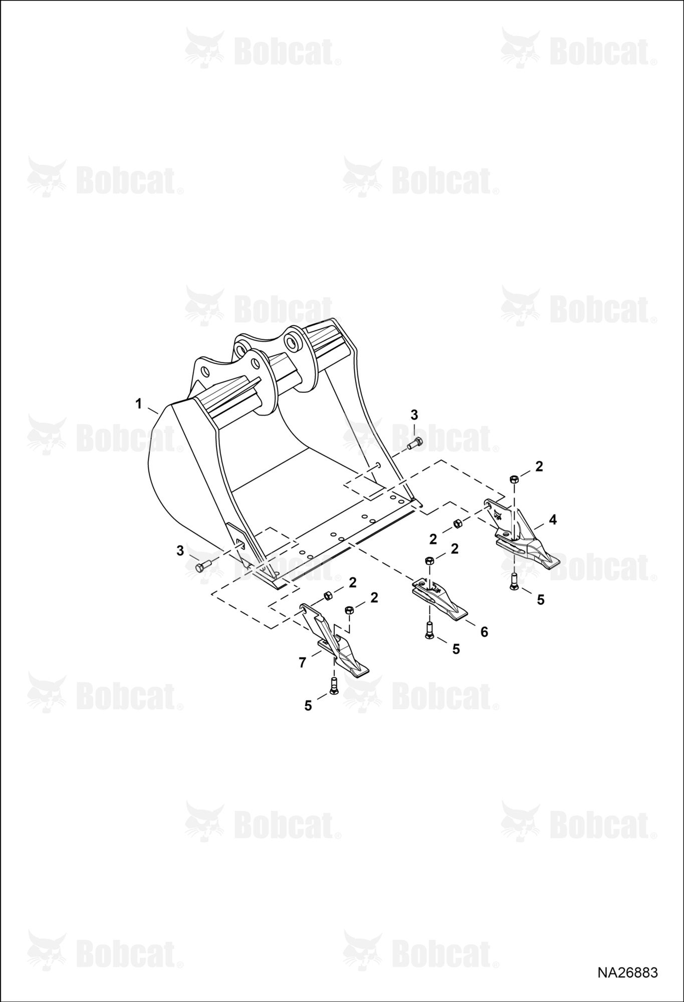 Backhoe Bucket (.07 & .09 CBM)