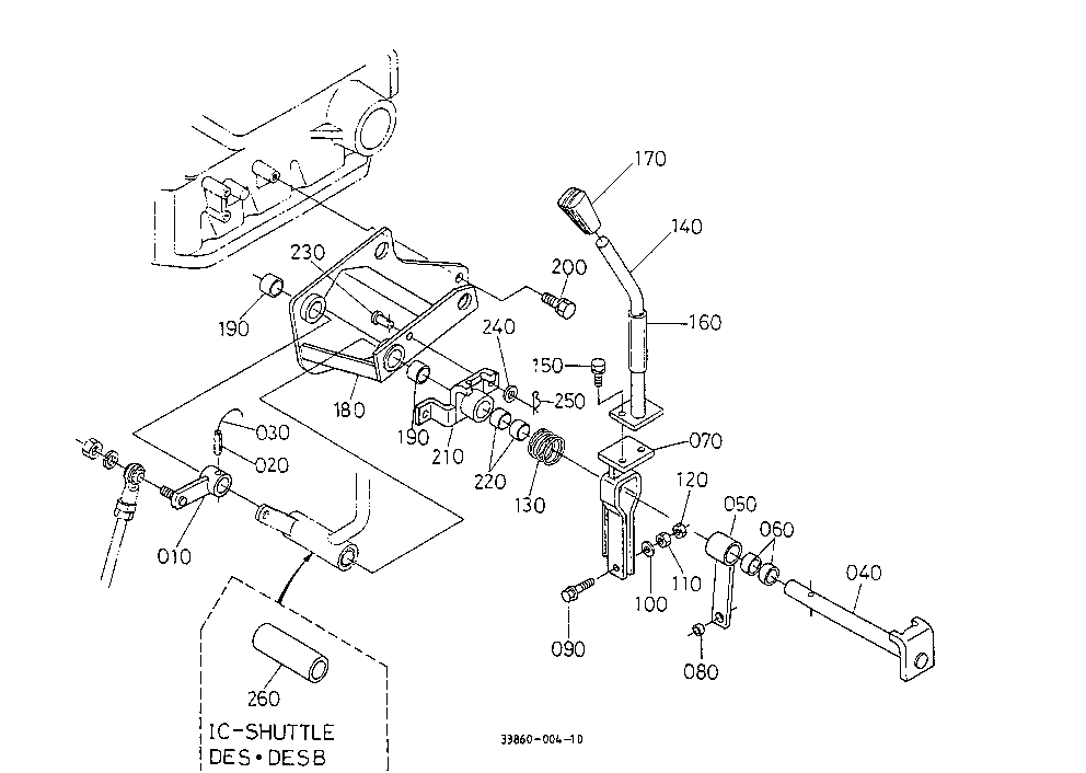 Range Gear Shift Lever
