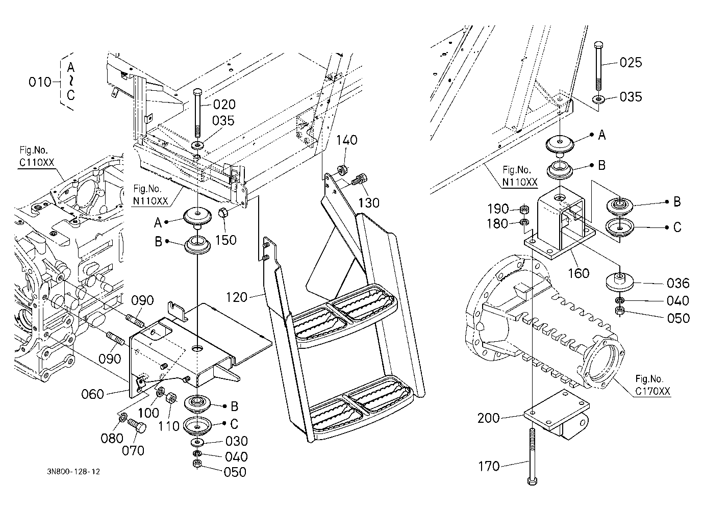 Cab Bracket Lh