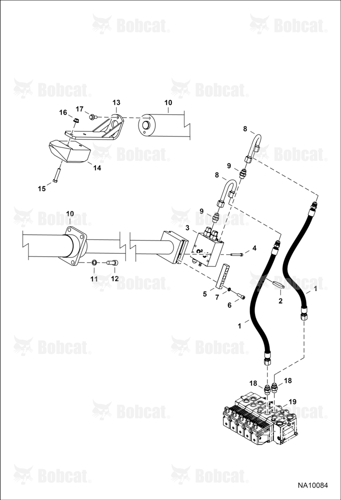 Hydraulic Circuitry (Extension)  B41911001 - B41916000