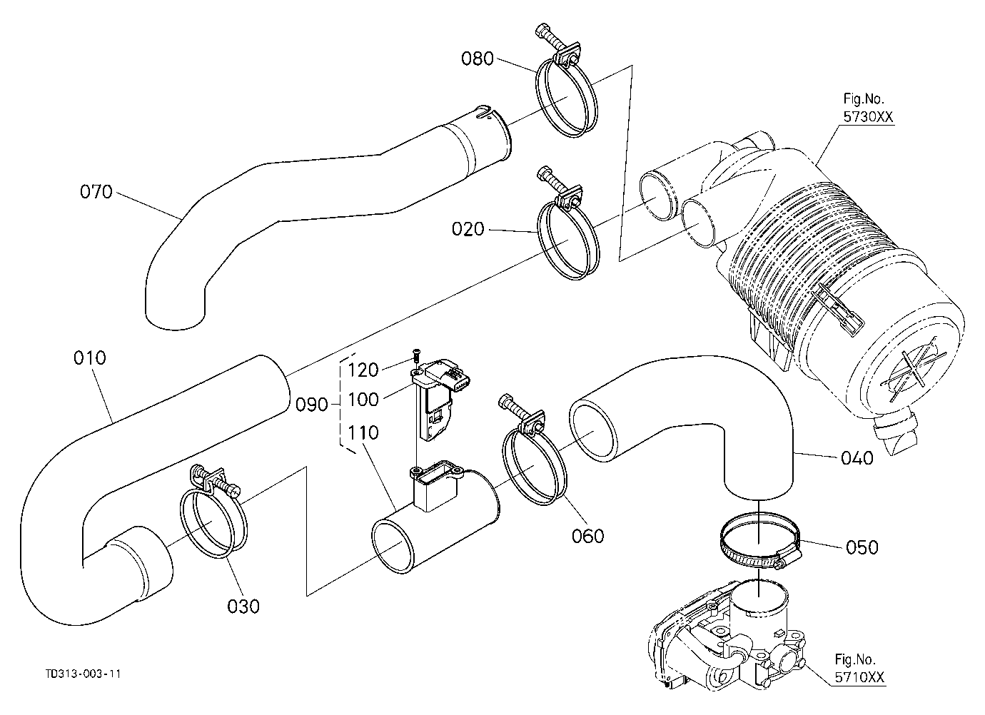 Inlet Pipe (Air Cleaner)