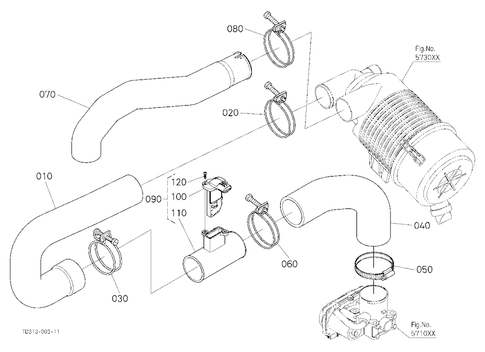 Inlet Pipe (Air Cleaner)