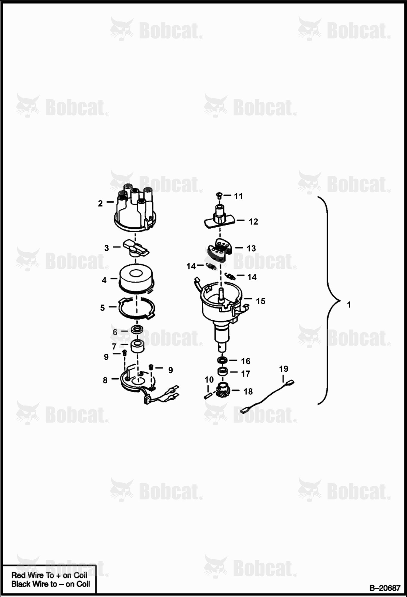 Distributor (Solid State) (Engine S/N 6193828 & Above)