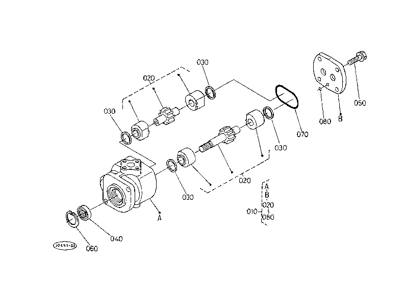 Hydraulic Pump (Ms) [Component Parts]