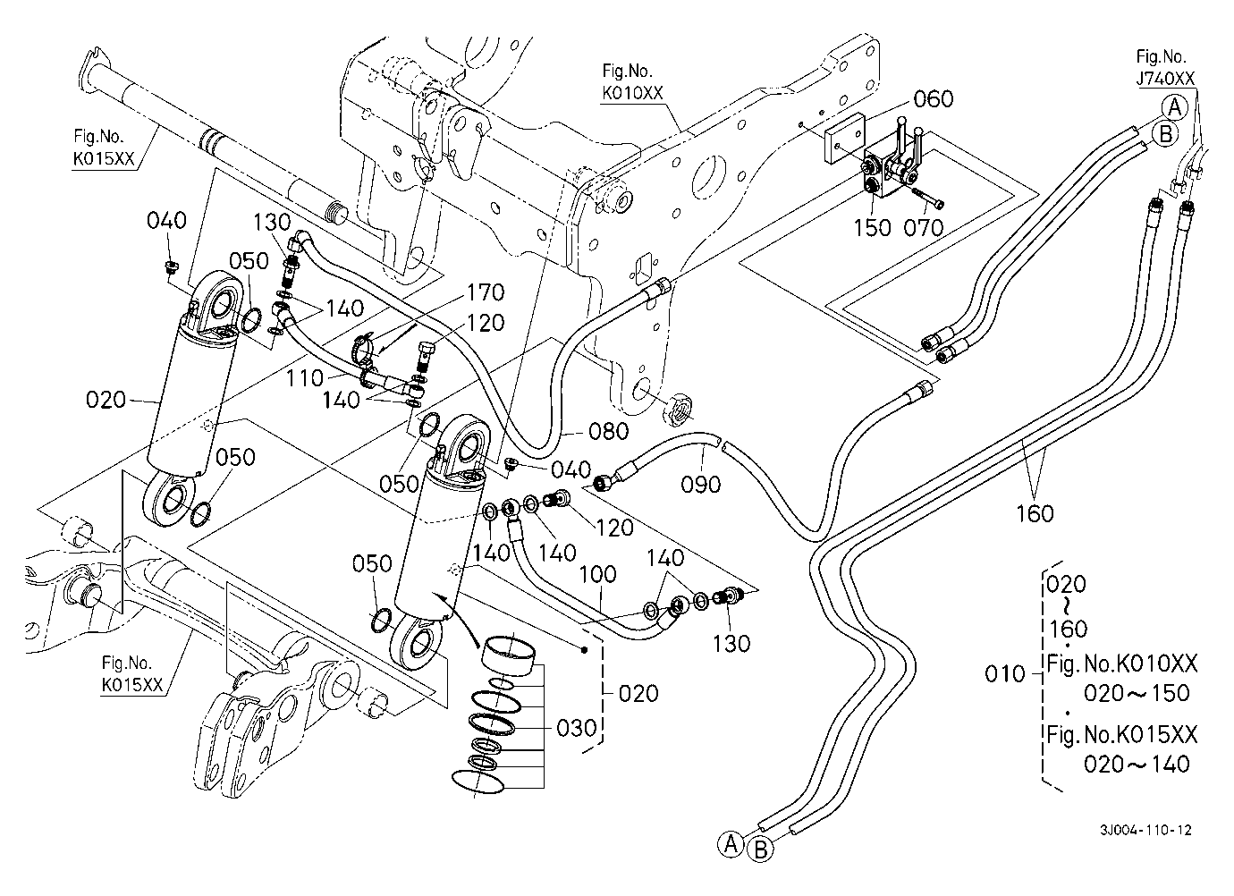 Front 3P Link Kit (Cylinder) [Option]