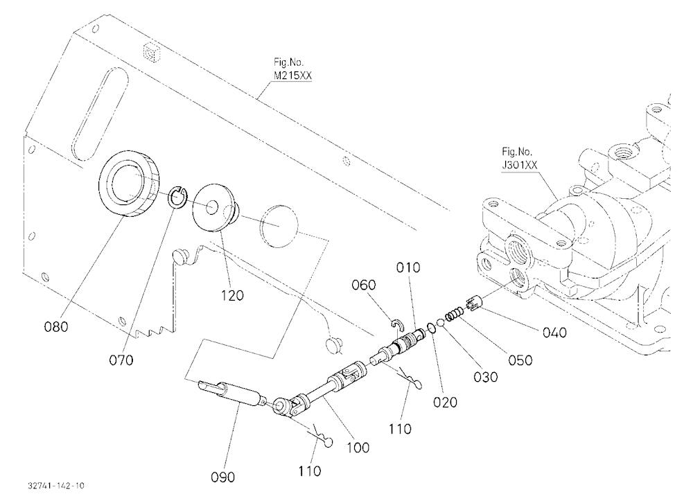 Fall Adjustment Shaft