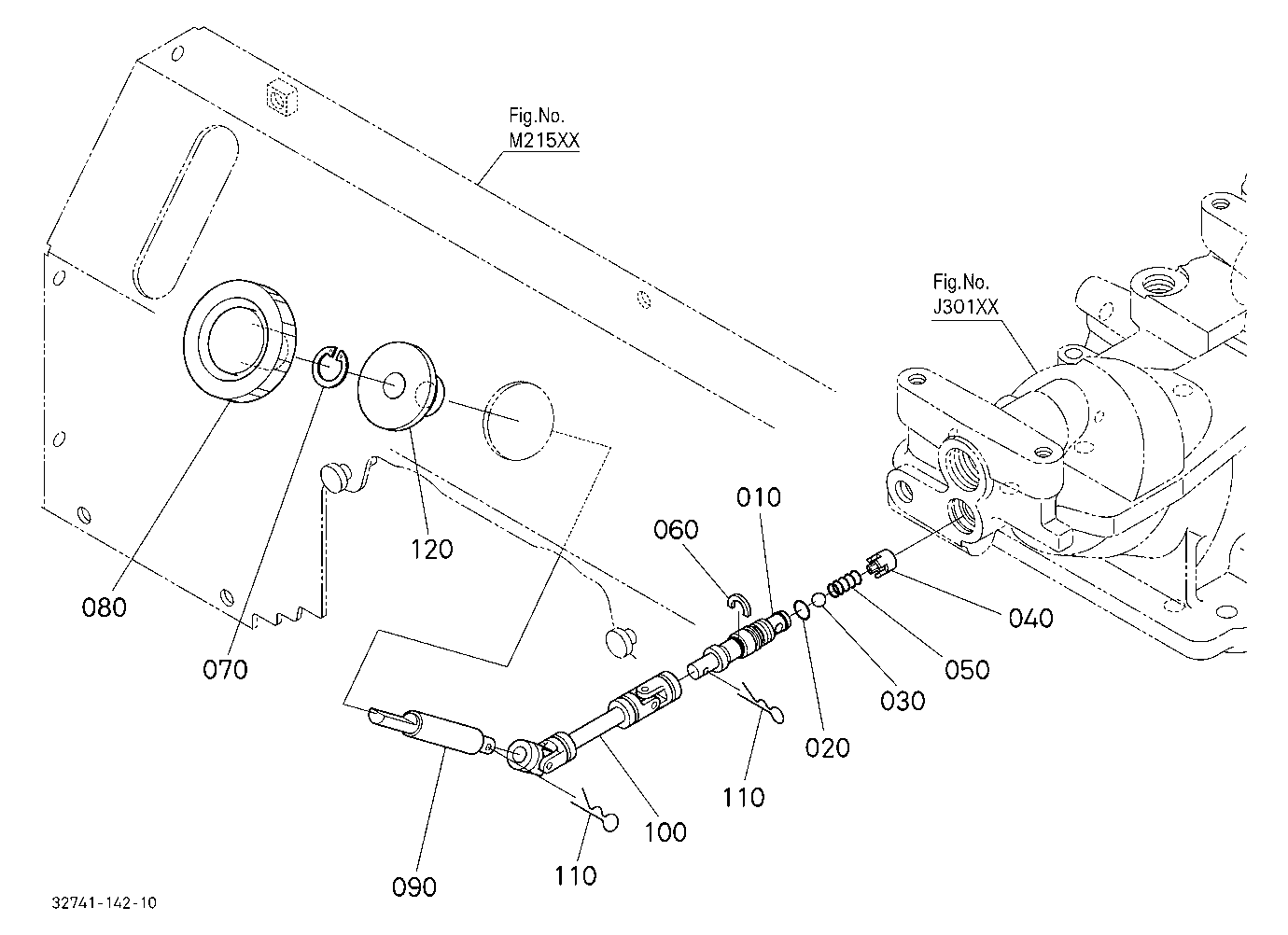 Fall Adjustment Shaft