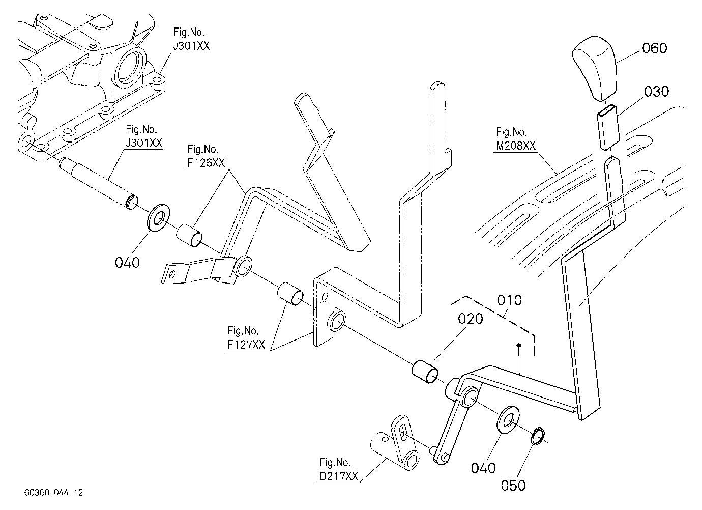 Range Gear Shift Lever
