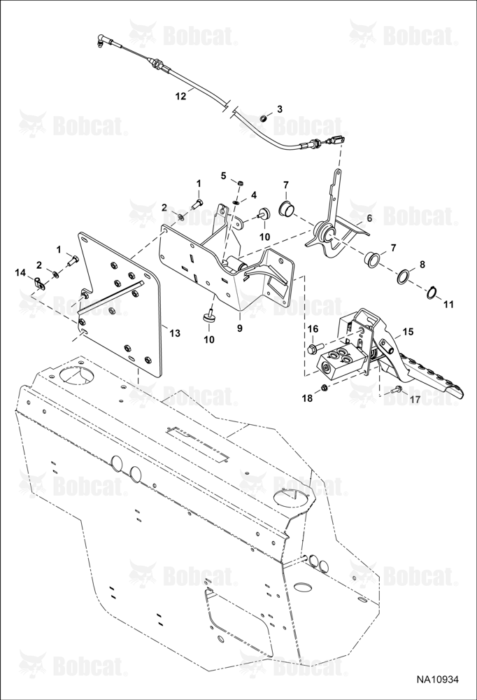 Pedals Installation A8GA15147 & Above, A8GB15387 & Above