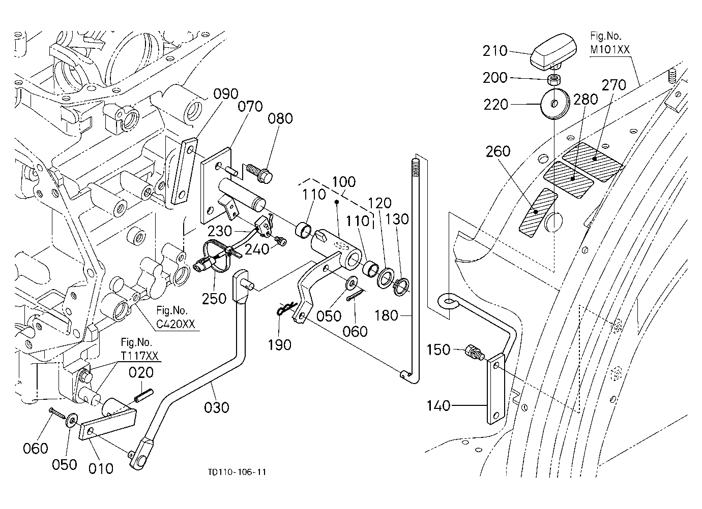 Mid Pto (Lever) (W/G No.L8338) [Option]