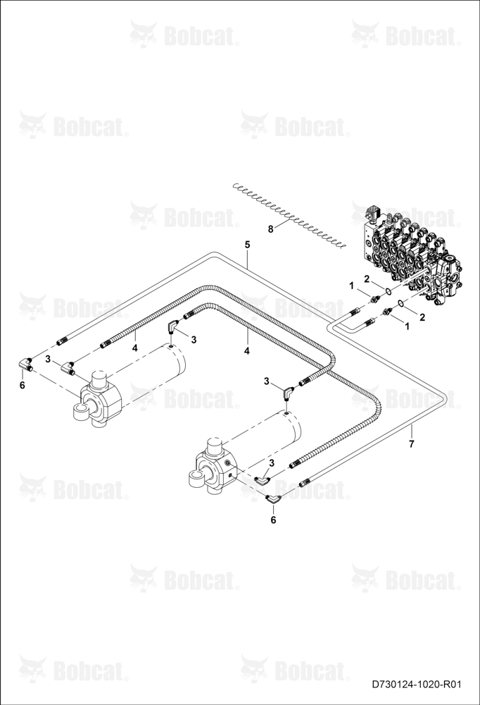 Swing Cylinder CIRCUIT-CENTERMOUNT