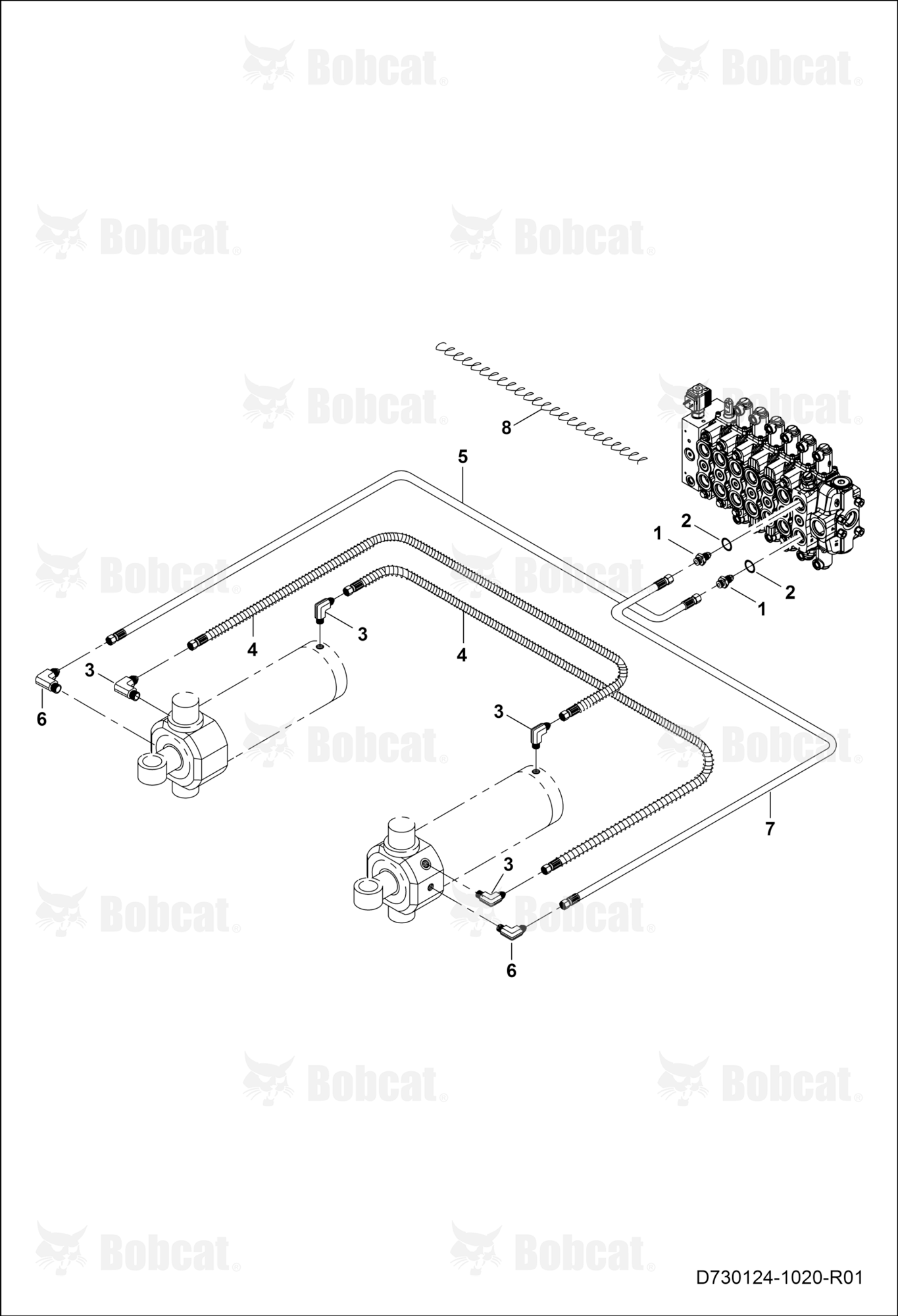 Swing Cylinder CIRCUIT-CENTERMOUNT