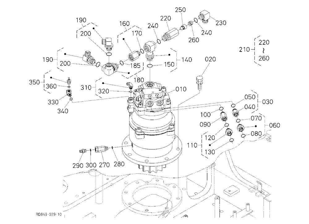 Swivel Motor