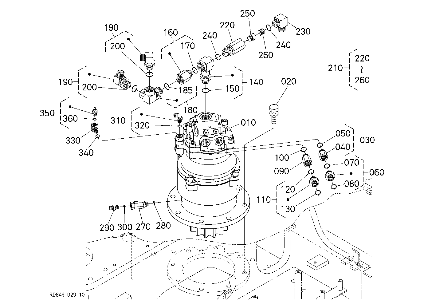 Swivel Motor