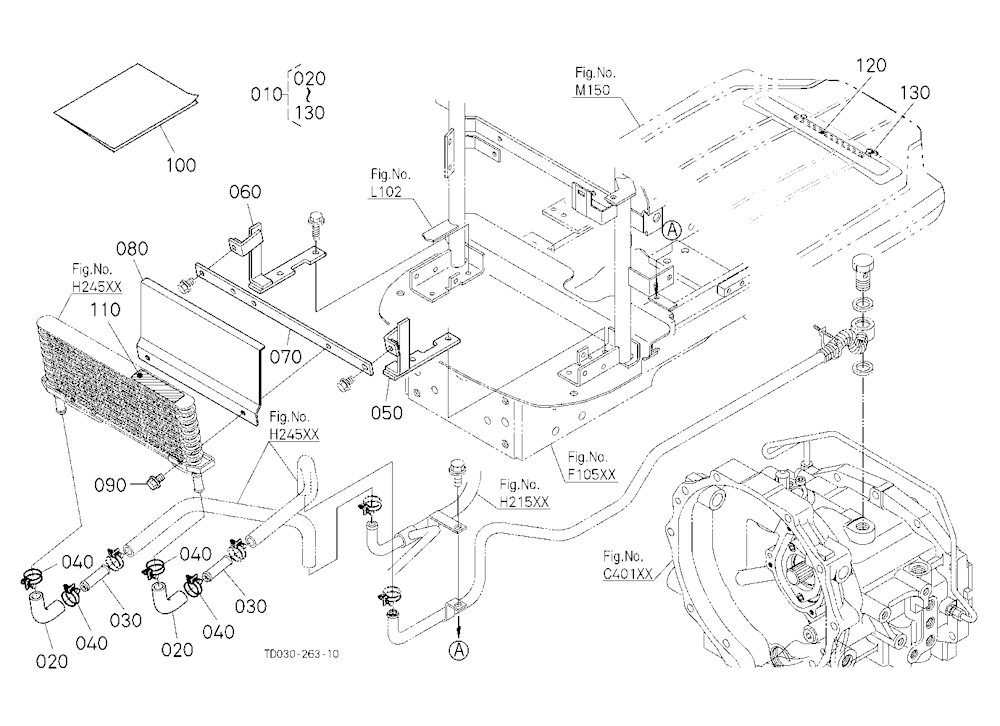 Hydraulic Pipe Kit (Oil Cooler) [Old Type] [Option