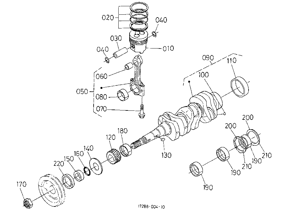 Piston And Crankshaft