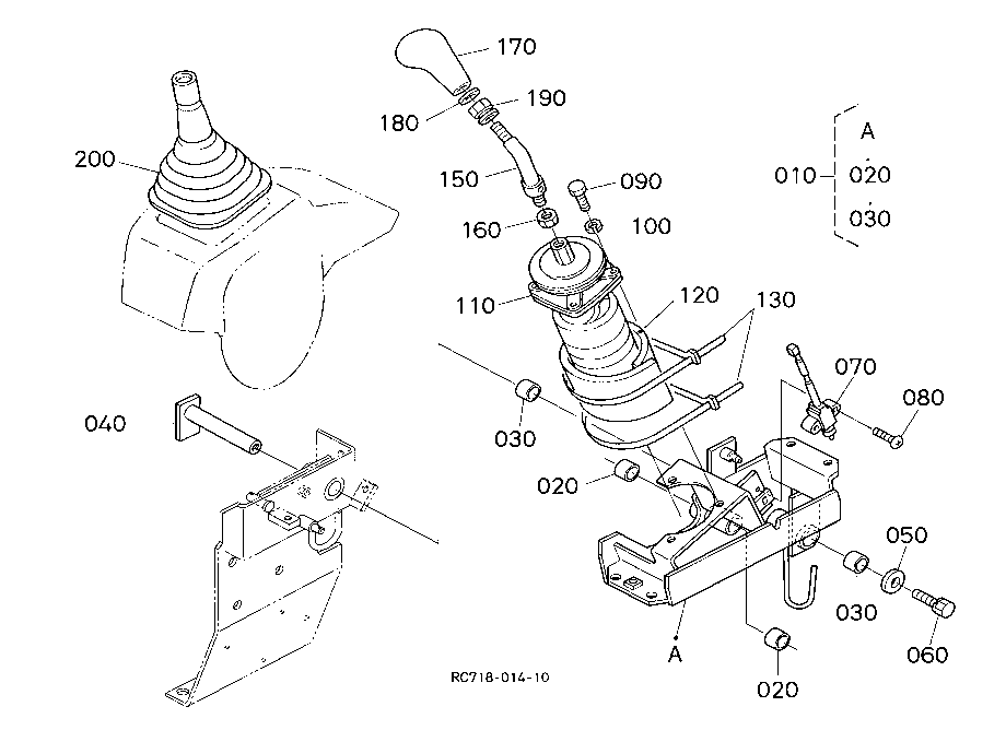 Control Lever (Lever Lh)