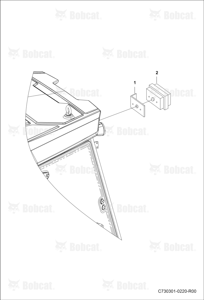 Rear LAMP-CENTER Mount