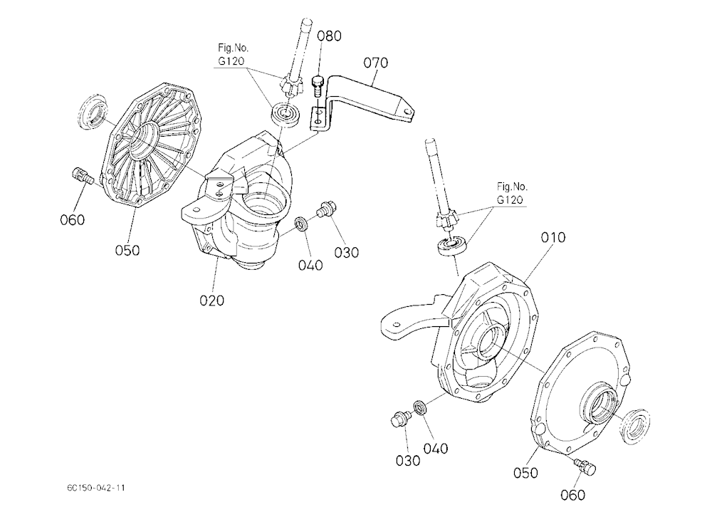 Front Axle Case [4Wd] [Bi-Speed Turn Type]