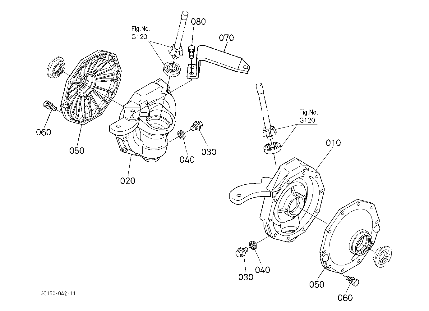 Front Axle Case [4Wd] [Bi-Speed Turn Type]