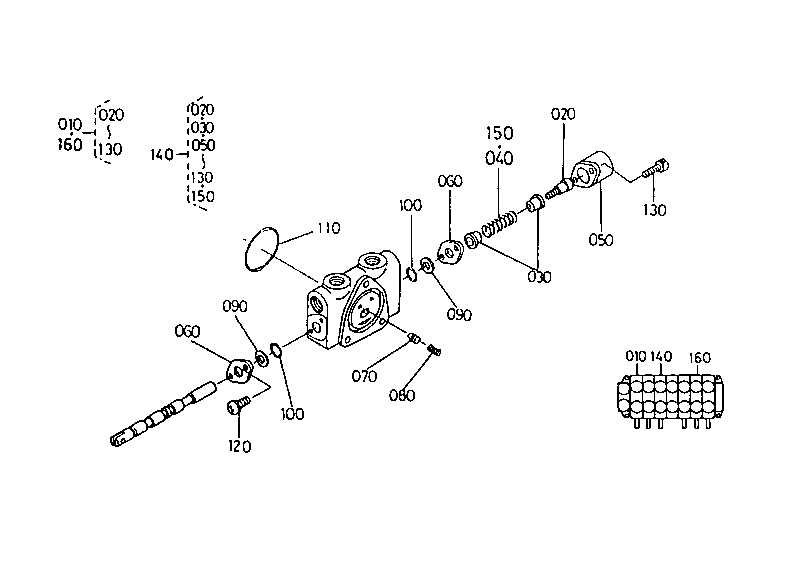 Control Valve (2) Spool Section (1)