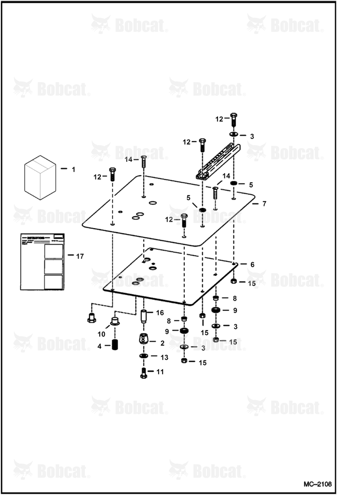 Seat Kit (Side Pivot) (For Standard & Suspension Seats)