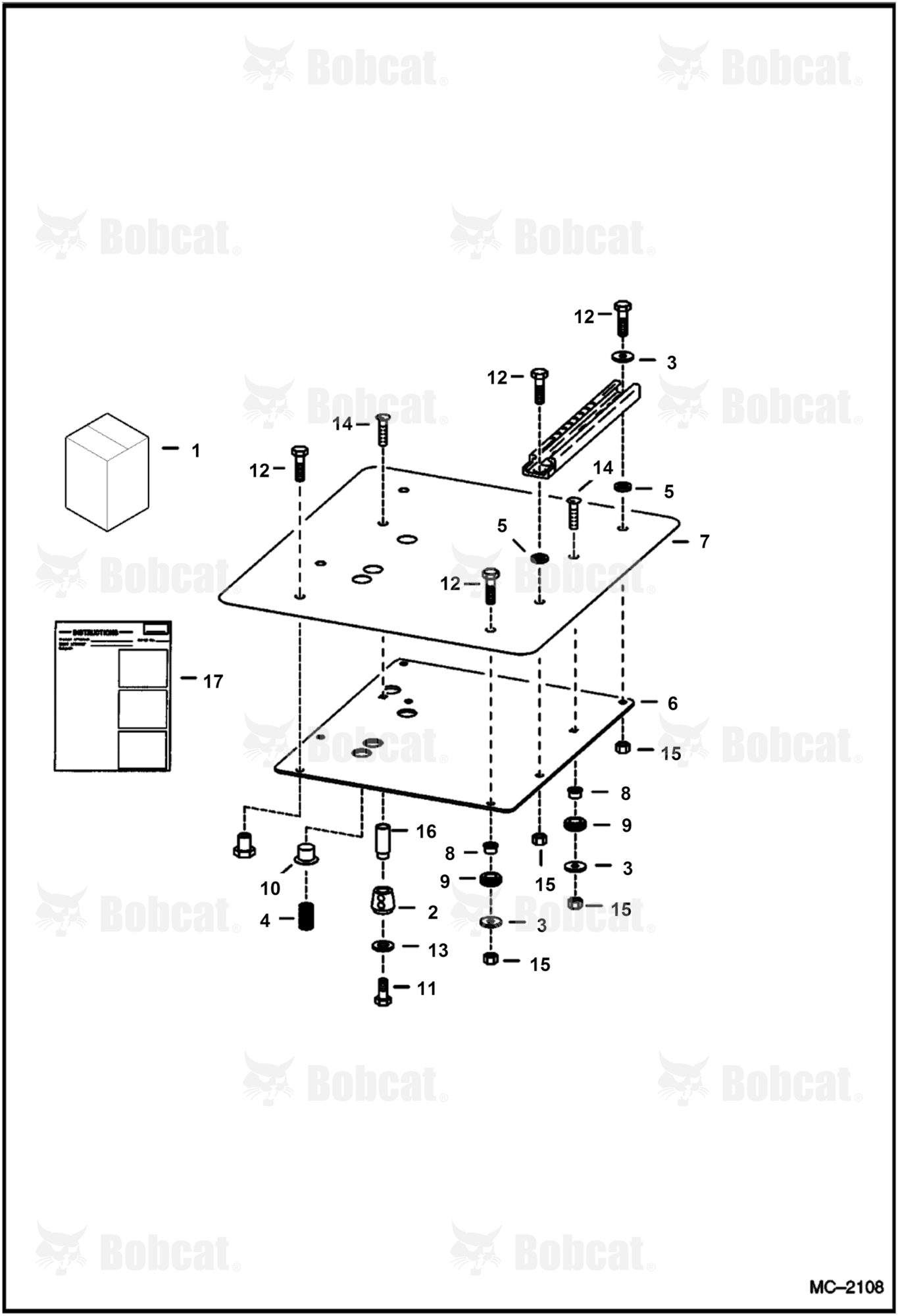 Seat Kit (Side Pivot) (For Standard & Suspension Seats)